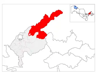 Бостанлыкский район на карте