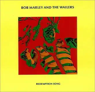 Обложка сингла Боб Марли «Redemption Song» ()