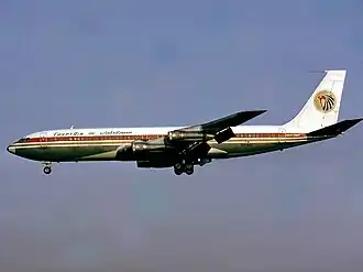 Boeing 707-366C компании EgyptAir