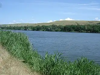 Река в хуторе Богданов