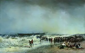 Гибель фрегата «Александр Невский» (Дневной вариант). 1868 год