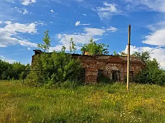 Руины Покровской церкви в Большой Камышинке