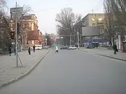 Большая Казачья улица, вид от Астраханской улицы