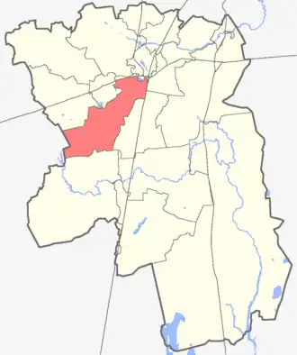 Большеколпанское сельское поселение на карте