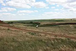 Верхнее течение реки Большой Уран у села Алмала летом 2009 года