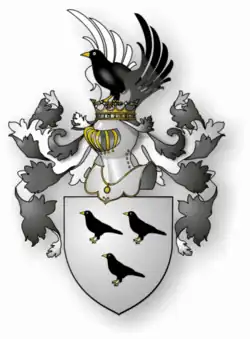 Герб Борч (Borch, Trzy-Kawki, Trzy-Kruki)