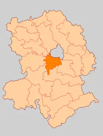 Борисцевское сельское поселение на карте