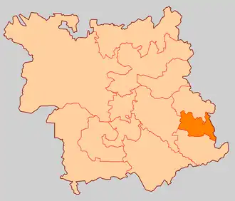 Борковское сельское поселение на карте