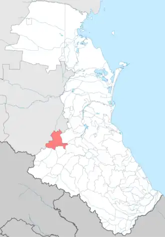 Ботлихский район на карте