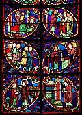 Витраж, посвящённый Иоанну Крестителю