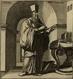 Михал Бойм в костюме мандарина времён династии Мин