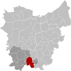 Расположение муниципалитета на карте провинции