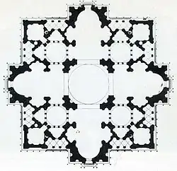 План Собора Святого Петра. 1505