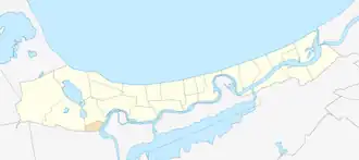 Бранкциемс на карте Юрмалы