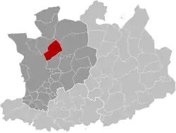 Расположение муниципалитета на карте провинции