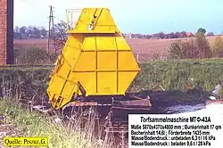 Машина для уборки фрезерного торфа МТФ-43А