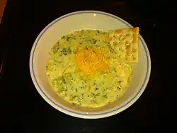 Сырный суп-пюре с брокколи