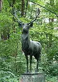 Олень (бронза), Мюнхен, Бавария-парк.