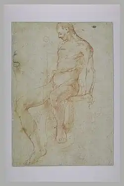 Эскиз Бронзино к фигуре царя Мидаса. Лувр, Париж