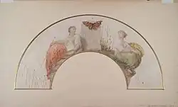 «Энтомолог» (дизайн веера, ок. 1872)