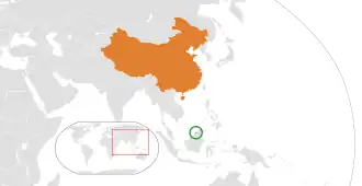 Бруней и Китай