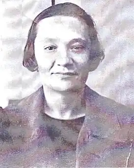 Единственная сохранившаяся фотография Варвары Ивановны Брусиловой, сделанная в заключении