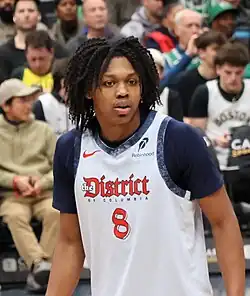 Каррингтон в составе «Вашингтон Уизардс» в 2024 году