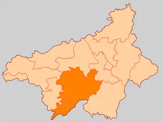 Булатовское сельское поселение на карте