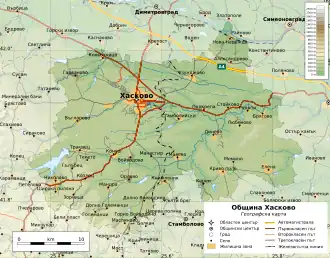 Община Хасково на карте