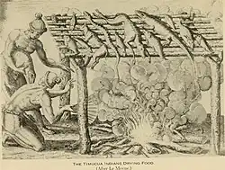 Приготовление пищи. Литография