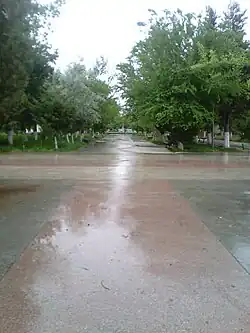 Бульвар культуры. Возле ДК «Горняк»