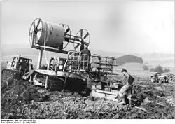 Мелиорация в Херпфе, 1985 год