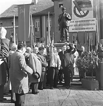 Памятник Ленину в Айслебене, 1959 г.