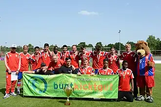 Сборная команда Buntkicktgut стала чемпионом мира Молодёжного Кубка ФК Бавария 2014