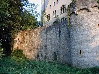 Остатки внешней крепостной стены