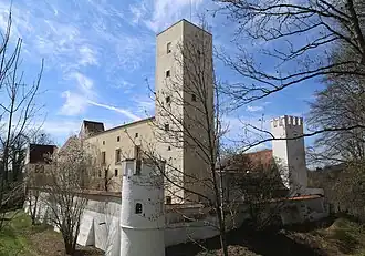 Вид замка с северо-восточной стороны