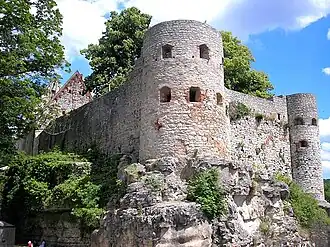 Стены и башни форбурга