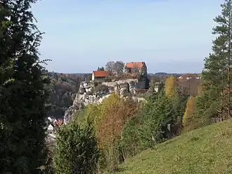 Вид замка с юго-востока