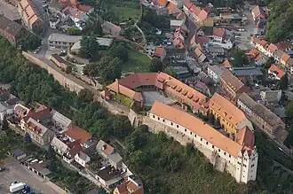 Вид на Нижний замок с высоты птичьего полёта