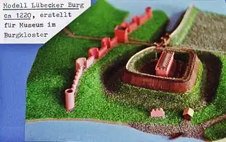 Реконструкция крепости в XIII веке