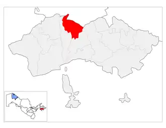 Бувайдинский район на карте