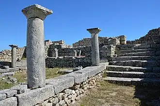 Деталь позднеантичного собора в Биллисе