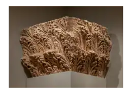 Орнамент в виде развевающихся на ветру листьев аканта, Северная Сирия