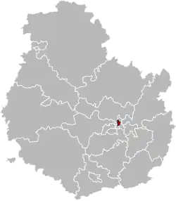 Дижон 2-й кантон на карте