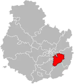 Жанлис на карте