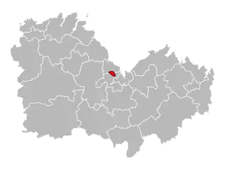 Кантон на карте департамента Кот-д’Армор