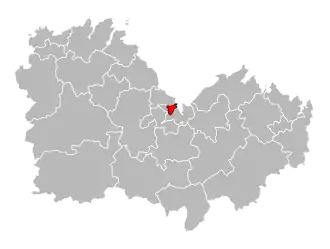 Кантон на карте департамента Кот-д’Армор