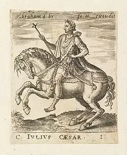 Конный портрет Гая Юлия Цезаря. 1565-1587