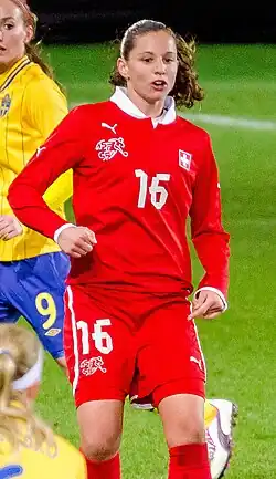 Хумм в составе сборной Швейцарии