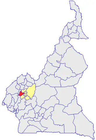 Менуа на карте